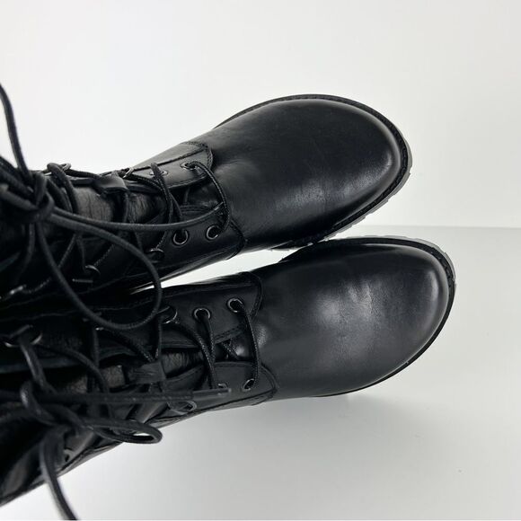 Black Ankle Boots with Fur Lining - Picture 5 of 11